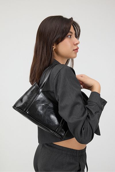 Addax Faux Leather Hand and Shoulder Bag Ç09-G11