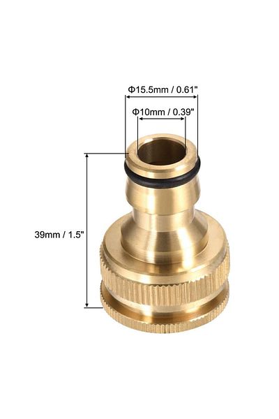 Choice Brass Faucet Tap Connector Mixer Hose Adaptor Quick Connecter 1/2 3/4 Copper Hose Coupling Adapte...