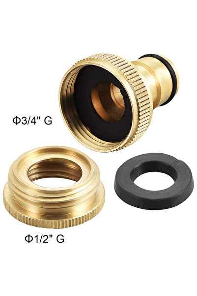Choice Brass Faucet Tap Connector Mixer Hose Adaptor Quick Connecter 1/2 3/4 Copper Hose Coupling Adapte...