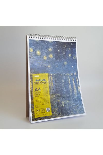 Lemsstudio Stary Night over the Rhone A4 Sketchbook Lems Artista 200 Gr.