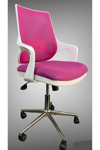 neonx /WHİTE YAREN METAL AYAKLI/ÇALIŞMA SANDALYESİ/PERSONEL SANDALYESİ/OFİS SANDALYESİ/GENÇ ODASI///