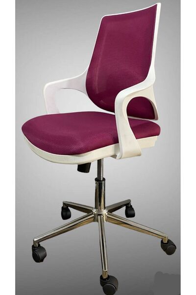 neonx /WHİTE YAREN METAL AYAKLI/ÇALIŞMA SANDALYESİ/PERSONEL SANDALYESİ/OFİS SANDALYESİ/GENÇ ODASI///