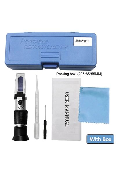 TELEHILL With Box Antifreeze Coolant Refractometer For Automobile Antifreeze System Diesel Exhaust Fluid Batt