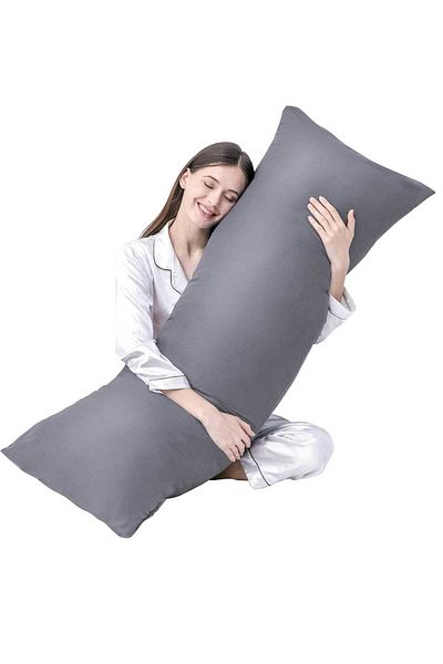 RevuBaby Soft Pillow - Tall, Double Cover, Fiber Filled, Adults 140X45 cm
