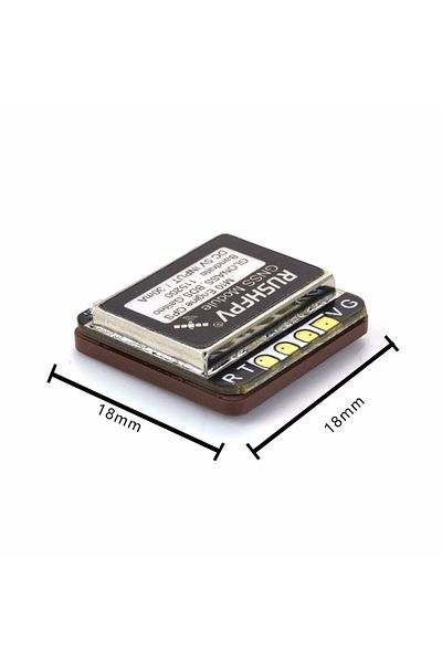 Choice RUSHFPV GNSS MINI M10 UBX NMEA Dual Protocol GPS Module Built-in Ceramic Antenna for RC Airplane ...