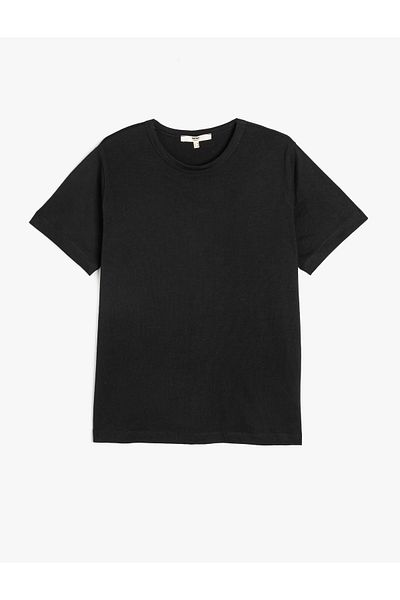 Koton Cotton Short Sleeve Crew Neck Basic T-Shirt