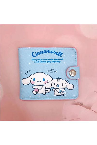 Choice 03 Kawaii Hello Kitty Cinnamoroll My Melody Kuromi Sanrio New Pu Casual Money Bag Coin Purse Card Ho