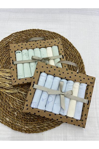 Caramell 2025 Model Cotton Set of 7 Newborn Baby Wipes - 2 Pack