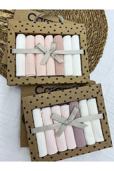 Caramell 2025 Model Cotton Set of 7 Newborn Baby Wipes - 2 Pack