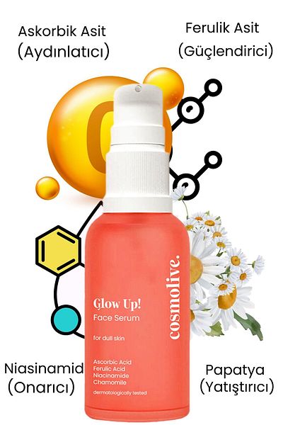 Cosmolive Face Serum |   Illuminator |   Ascorbic Acid |   Ferulic Acid |   Niacinamide |   Daisy
