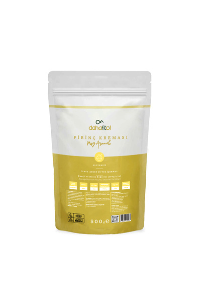 Dahafitol Muz Aromalı Pirinç Unu Kreması 500 gr