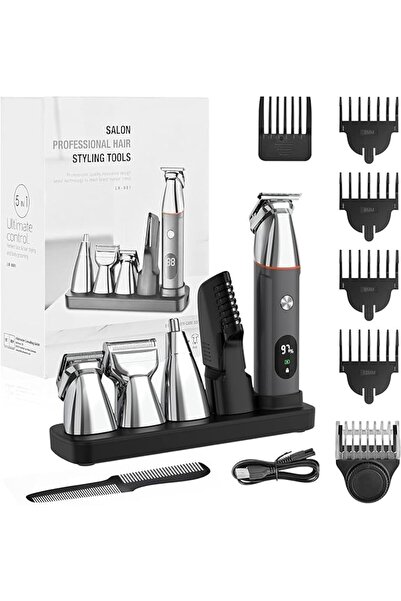 Telfun Beard Trimmer for Men, Electric Razor IPX7 Waterproof Beard Trimming K...