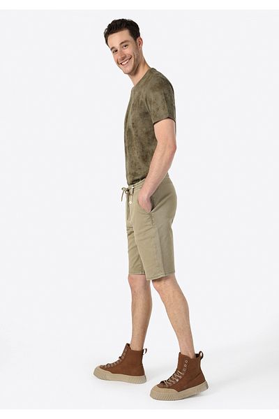Colin's Men's Mid Waist Open Khaki Jeans Shorts - Cl 1064427