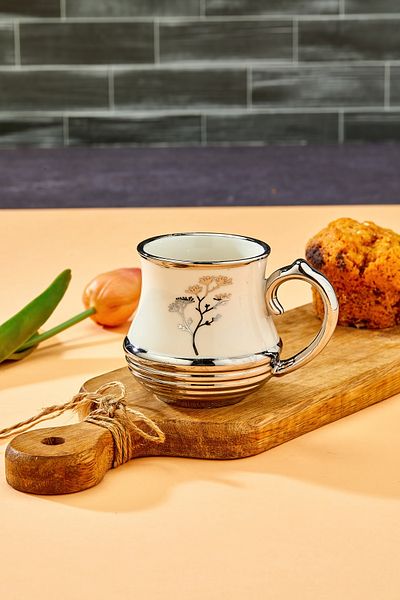 Cooker Gilded Porcelain Luxury Mug Cup