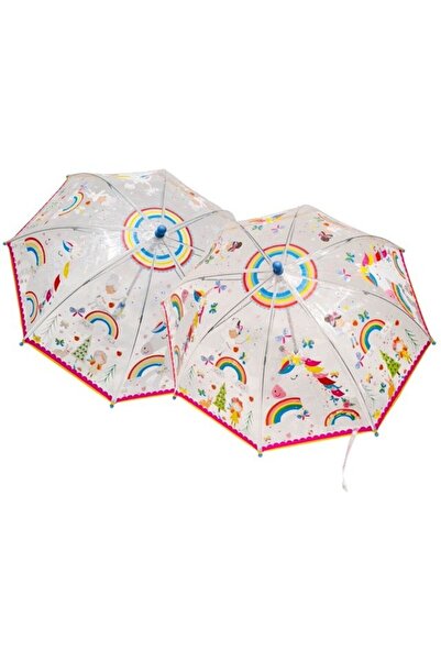 Floss & Rock Renk Değiştiren Şeffaf Şemsiye / Rainbow Fairy