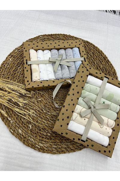 Caramell 2025 Model Cotton Set of 7 Newborn Baby Wipes - 2 Pack