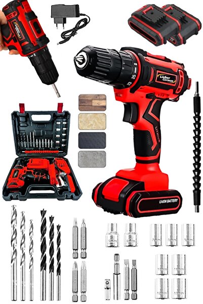 Lieber German Tesla Serii X5000 Darbeli Titanyum Sargılı Panasonic Çift Batar...