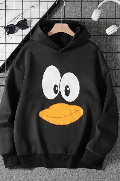 cc collection Hanorac oversize unisex cu imprimeu frontal tricou