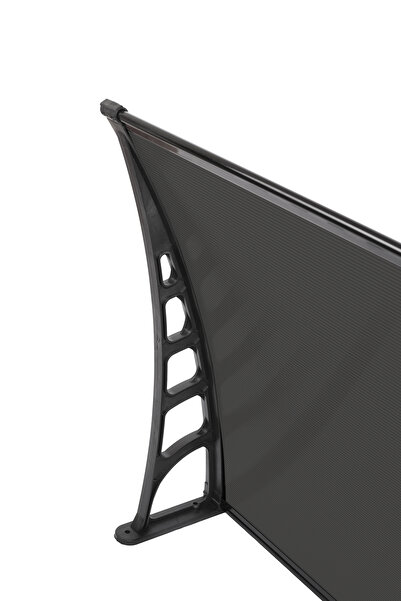 Genel Markalar Crocus Kapı Pencere Üstü Pratik Sundurma 80x120 Cm - Siyah