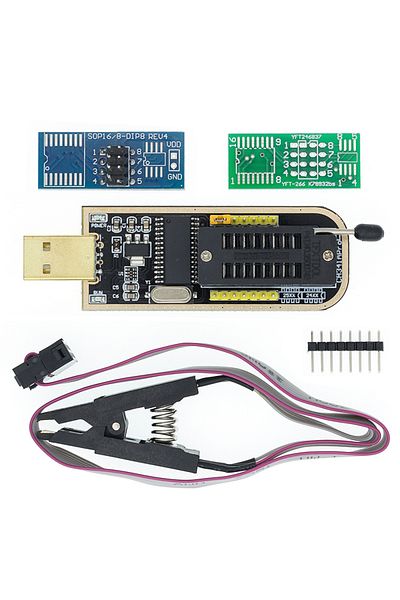 Choice 1 Set Ch341a/ch341b 24 25 Series Eeprom Flash Bios Usb Programmer Module Soic8 Sop8 Test Clip For Ee