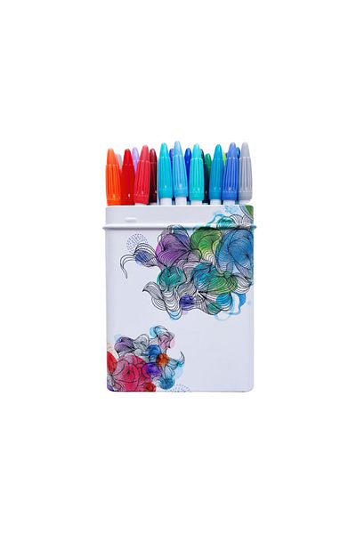 Monami 3000 Plus 60 Color Drawing Pen Set - Limited Edition Metal Box