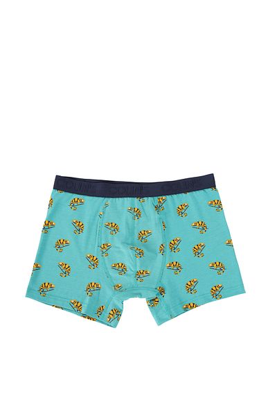 Colin's Boxer verde pentru bărbați cu imprimeu modern, Cl 1064211