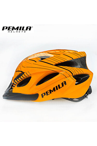 Choice4 L 58-61CM HV-120V-Orange Stripe Ultralight Road Mountain Bike Helmet ...