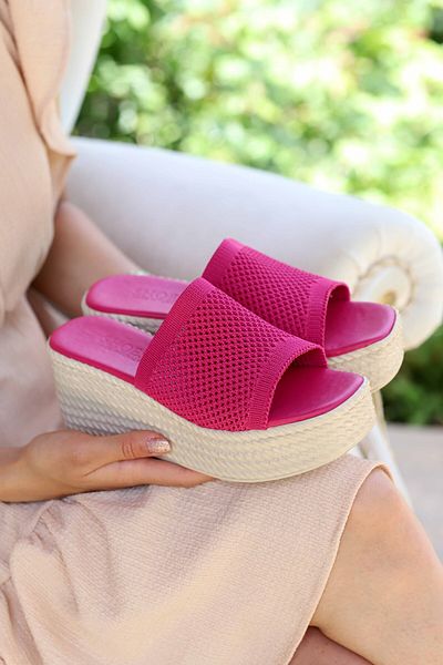 kajal ayakkabı Πλεκτές παντόφλες σόλας RAUL Knitwear