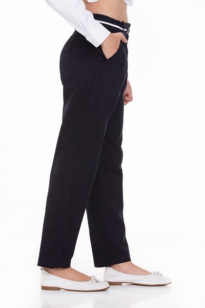 ANGELOS GIRLS Girl Child Adjustable Waist Gabardine Trousers 9-14 Years Lx246