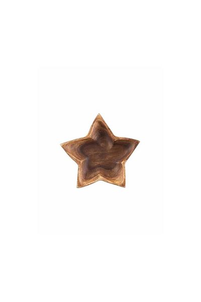 Paşabahçe 20 cm Small Wooden Serving Bowl - Single