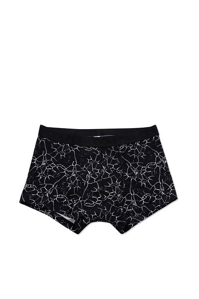 Colin's Modern Fit Printed Men's Black Boxers