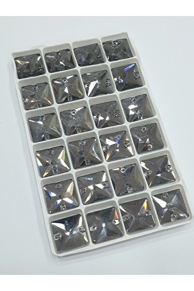 CRYSTALSHOP Шивашки кристален камък 16*16 квадратен сив (50 г. сл. Хр.)