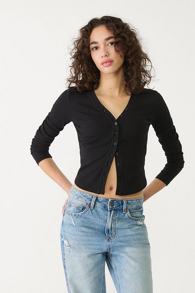 Stradivarius Long sleeve button-up shirt