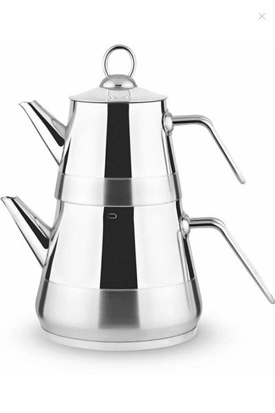 Rossel Premium Pyramid N:7 Metal Handle Teapot -3059