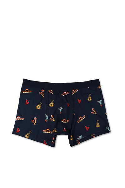 Colin's Ανδρικό μπόξερ με μοντέρνα εφαρμογή Navy Blue