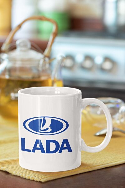 Piktorya هدية على شكل كوب مطبوع عليه شعار Lada