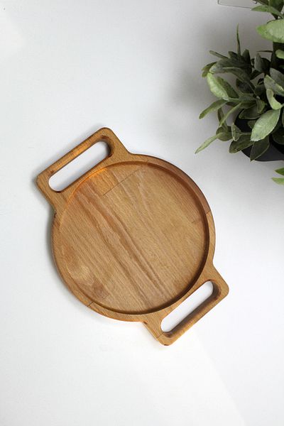 Teknofors Tableware Serving Round Wooden Bowl Mat