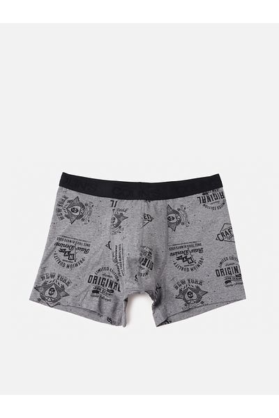 Colin's Modern Fit Printed Men's Anthracite Boxers