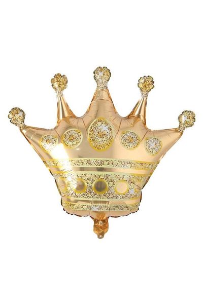 Ezgi Party Store King's Crown Foil Balloon - Baby Kids Party Celebration