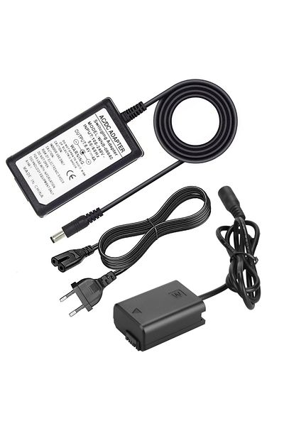 Choice محول طاقة أمريكي AC-PW20، طقم بطارية وهمية Np-FW50 لكاميرا سوني ألفا ZV-E10 A6000 A6100 A6300 A6