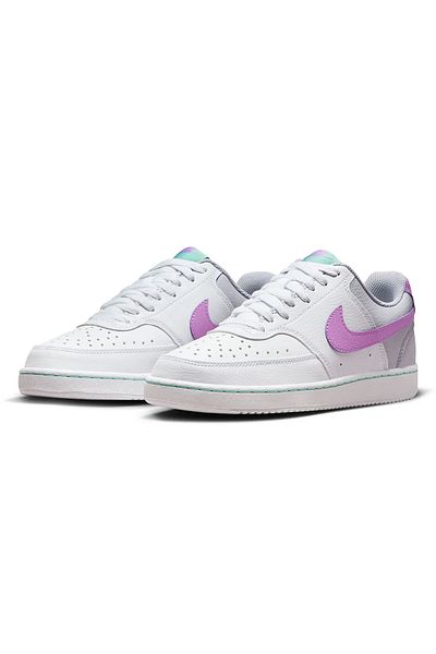 Nike Court Vision Low Nn Women &Apos; S Sneakers - White/Rush Fuchsia Fn7141 100