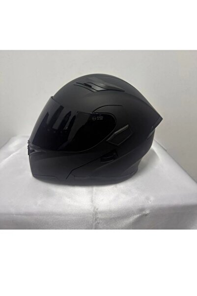 Rellax MOTOGROSS JK902 ÇENEDEN AÇILIR KASK (KASK CAMI) FÜME RENK