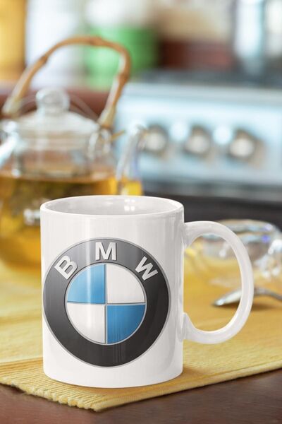 Piktorya كوب مطبوع عليه شعار بي ام دبليو هدية عصرية