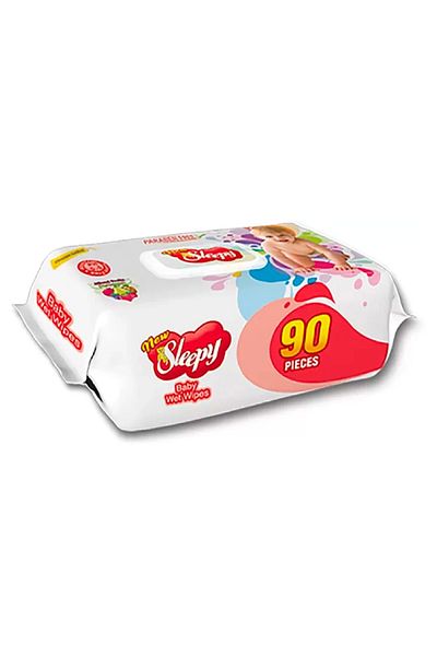 Sleepy New Baby Wet Towel 90 Pack