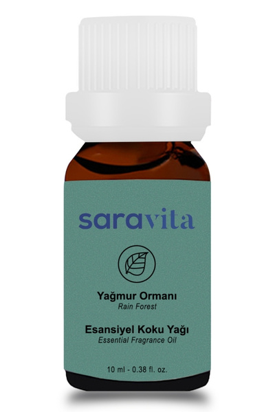 SARAVİTA Yağmur Ormanı Esansiyel Koku Yağı- Hava Nemlendirici, Aromaterapi ve...