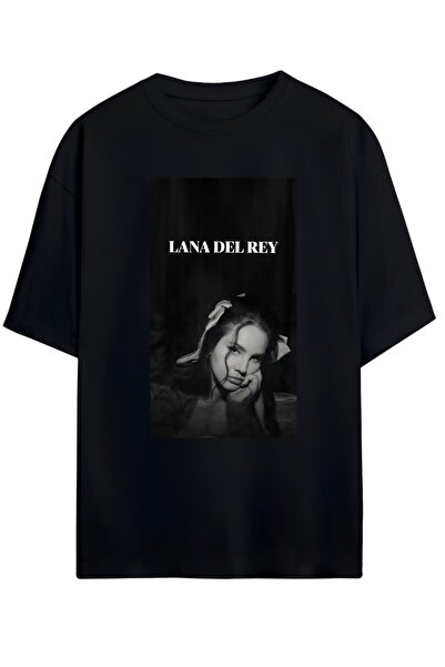 MAGORS Tricou supradimensionat unisex din bumbac, creat de Lana Del Rey pentr...