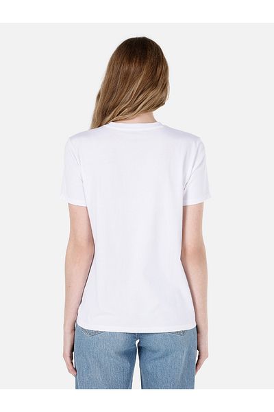 Colin's Tricou alb pentru femei - mâneci