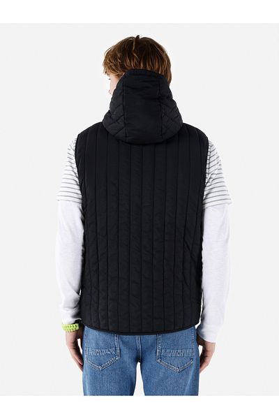 Colin's Vestă neagră pentru bărbați cu ajustare normală