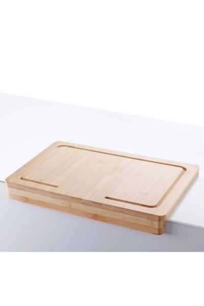 BALSA Bambu Tezgah Üstü Dikdörtgen Kesme Tahtası 35x24x4 BMB004