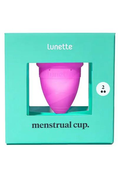 LUNETTE - كوب الدورة الشهرية القابل لإعادة الاستخدام باللون البنفسجي موديل 2